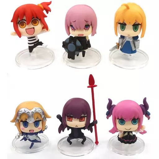 中古】トレーディングフィギュア 全6種セット 「マンガで分かる! Fate
