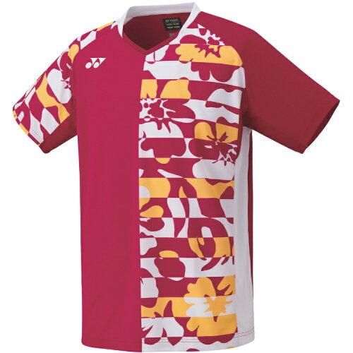 【新品・5営業日で発送】YONEX ヨネックス メンズゲームシャツ(フィットスタイル) (10504) 色 : レディッシュローズ サイズ : SS 