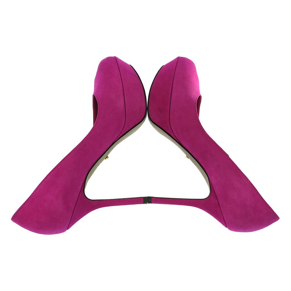  sergio rossi セルジオロッシ スエード ヒール パンプス靴 36 1 2 ピンク 翌日配送可 ♀ B レディース 593713 その他 靴