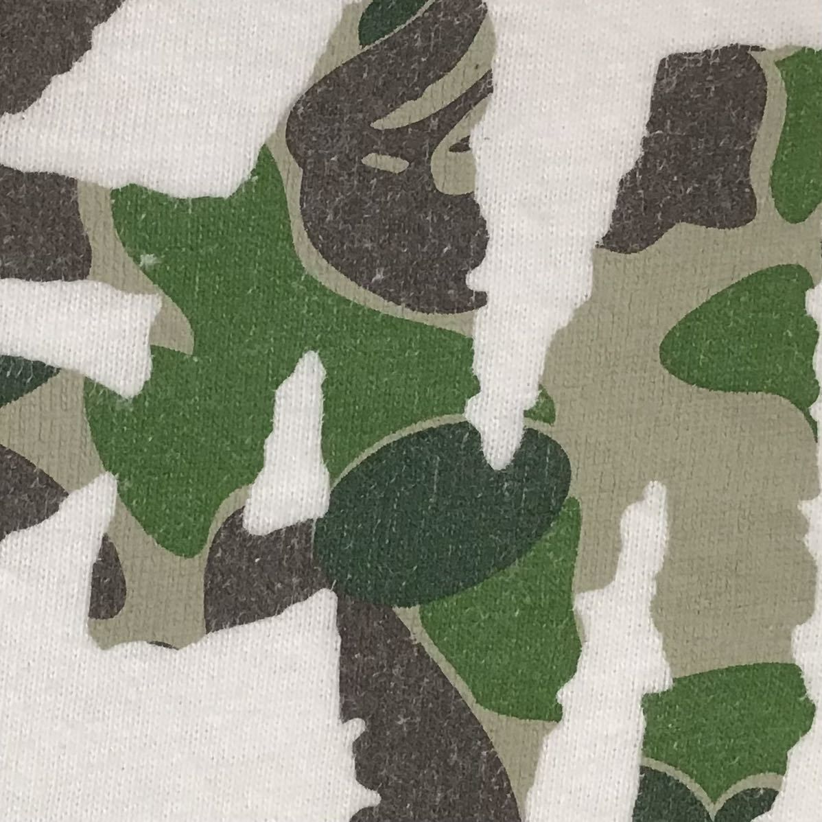 BAPE × STUSSY 30周年記念 Tシャツ Sサイズ ABCカモ green a bathing 
