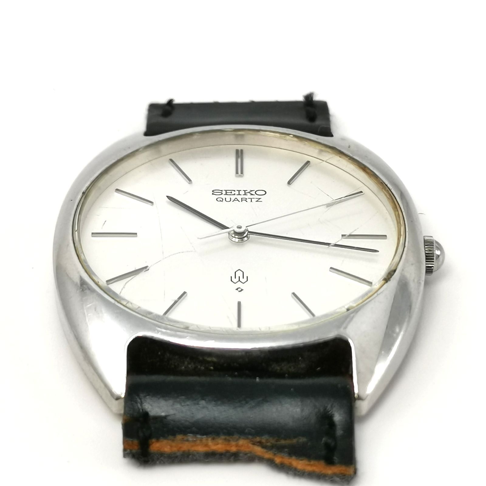 セイコー　シャリオ　クォーツ腕時計 7830-8000 SEIKOセイコー シャリオ 7830-8000 ラウンド クオーツ シルバー文字盤