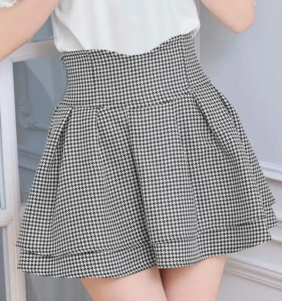 michellMacaron(ミシェルマカロン) スカート ちどり ツイード スナ系