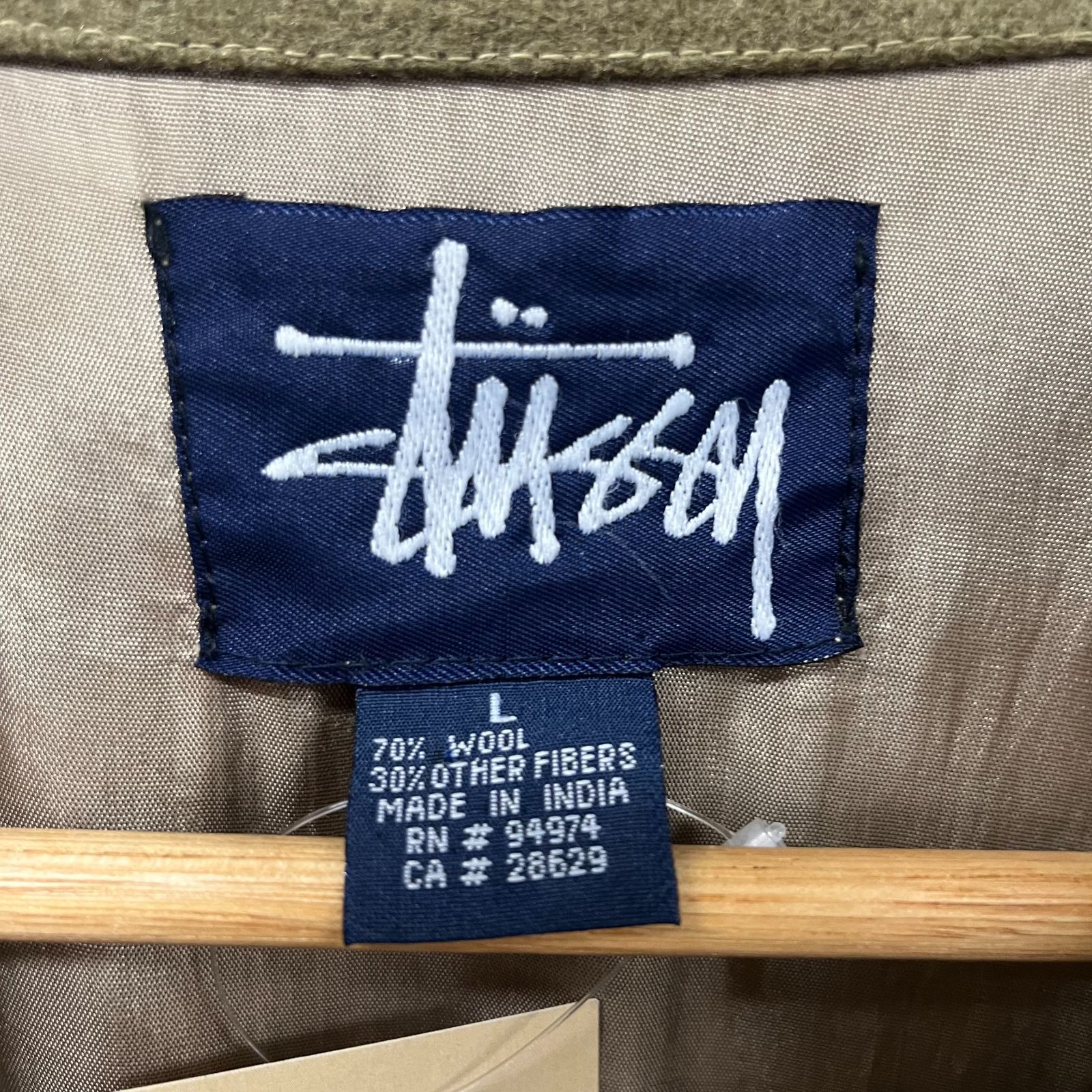 レア 希少 old stussy オールド ステューシー 80s 90s 紺タグ ジップ