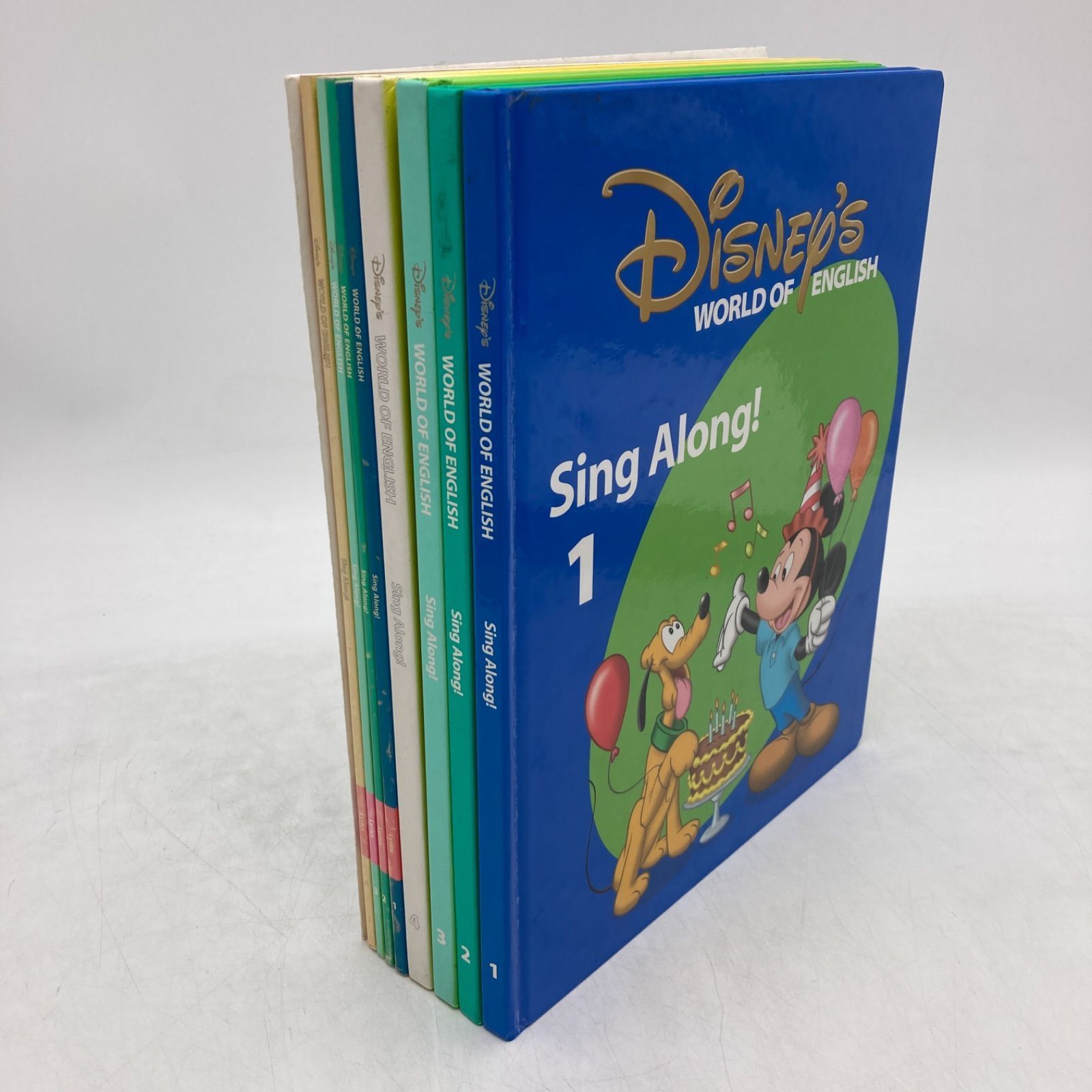 2008年購入 シングアロングセット DVD4枚 絵本＆CD 字幕あり ディズニー英語システム DWE Disney ワールドファミリー 中古  603626 - メルカリ