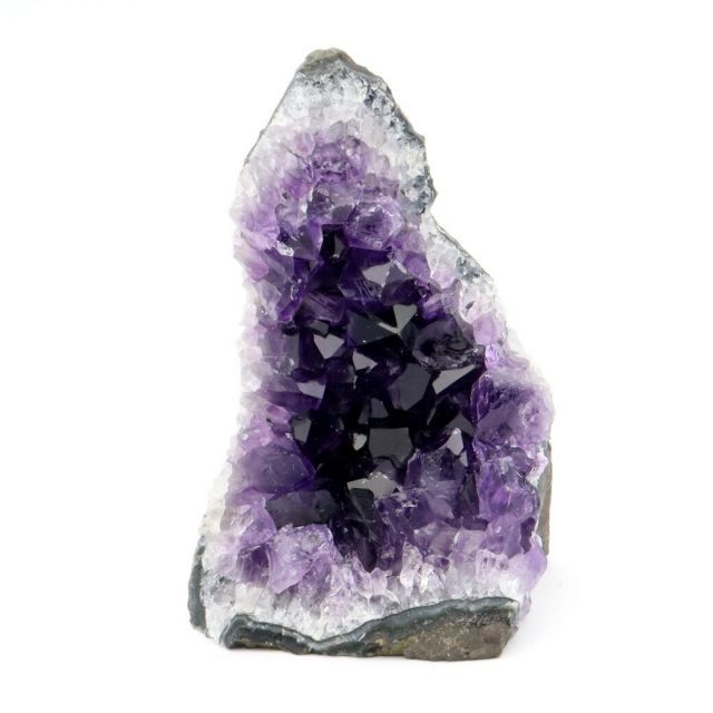 アメジスト クラスター 原石 底切り 1点物 307g ウルグアイ産 Amethyst 紫水晶 天然石 送料無料 母の日 贈り物 ギフト プレゼント