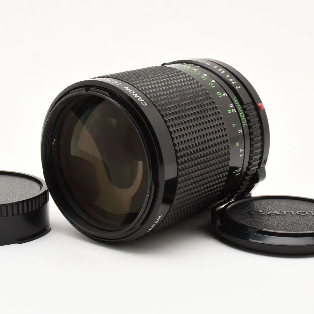 レンズ(単焦点) Canon New FD 100mm f/2 NFD MF Telephoto Canon New FD NFD 100mm f/2 MF 望遠ポートレートレンズ MINT