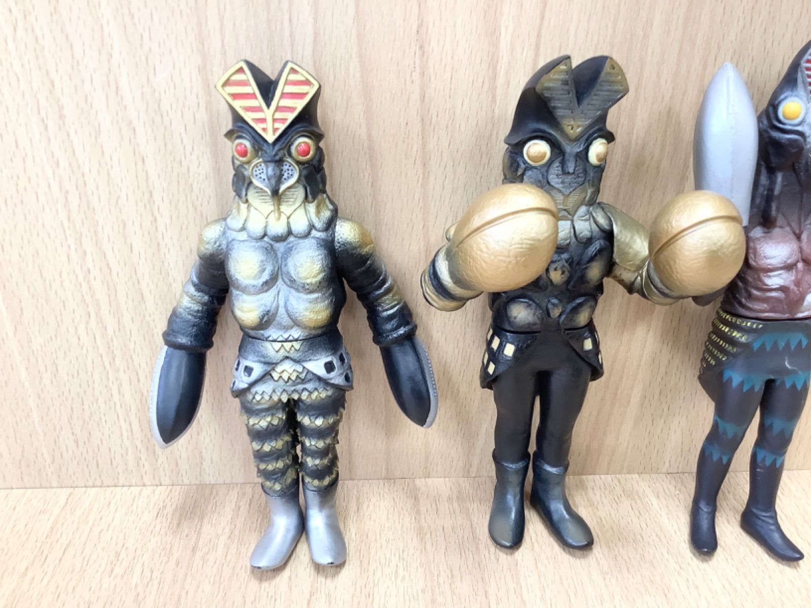 G1085バルタン星人 ジュニア ウルトラ怪獣シリーズ ソフビ3体セット