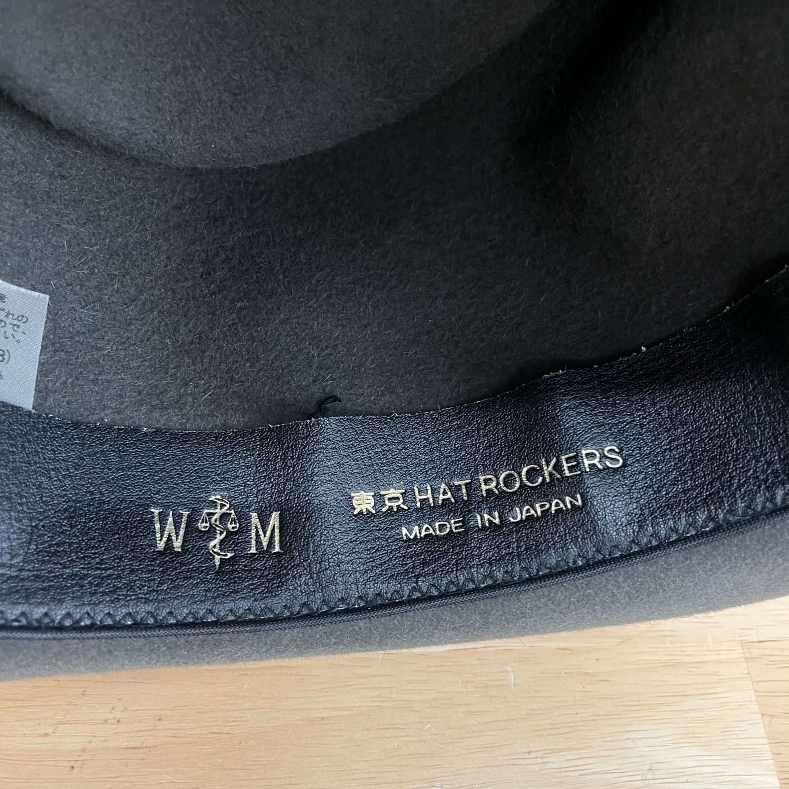 WACKO MARIA◇東京HAT ROCKERS⁄ハット⁄M⁄ウール⁄ブラック⁄メンズ