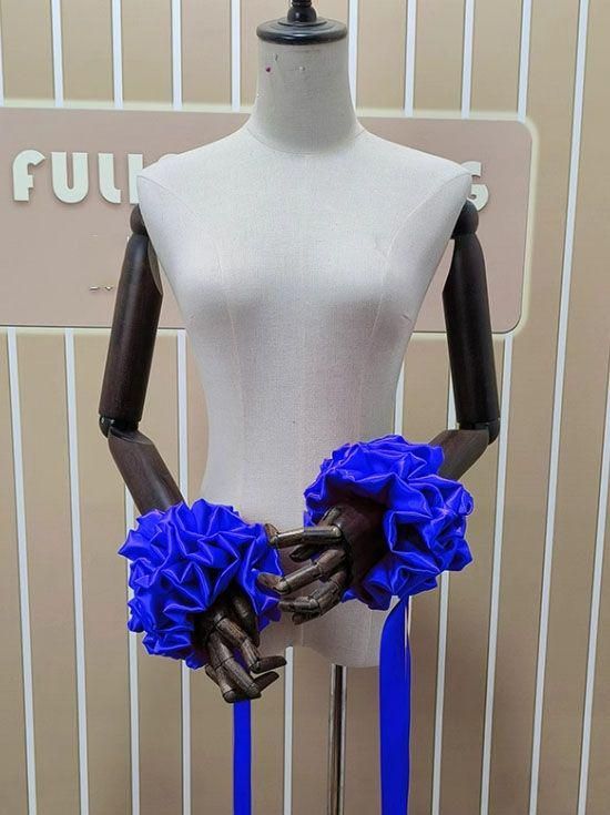 ★2点目3000円 フリルフロート 花 社交ダンス モダンダンス オーダーメイド フリルフロート 花 社交ダンス モダンダンス オーダーメイド