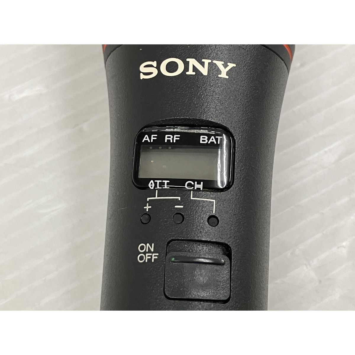 Sony ハンド型ワイヤレスマイク WRT-810 ジャンク品 G.W.特別価格SONY B帯ワイヤレスマイク WRT-810
