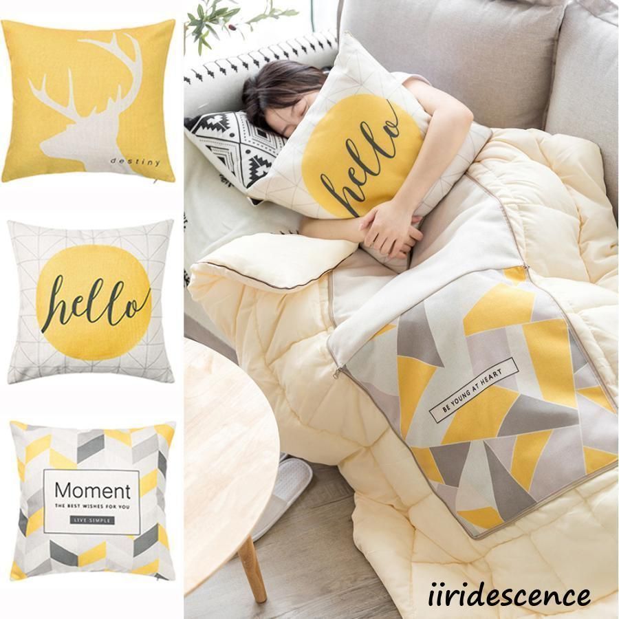 ソファカバー 130x180 ブランケット 北欧風 英字柄 フリンジ付き 大9