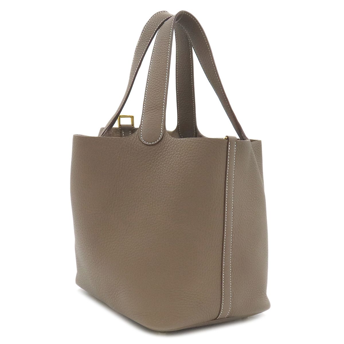 美品★お値下げ HERMES ピコタンロックMM トリヨンクレマンス エトゥープ 楽天市場】エルメス HERMES ピコタンロックMM トリヨン