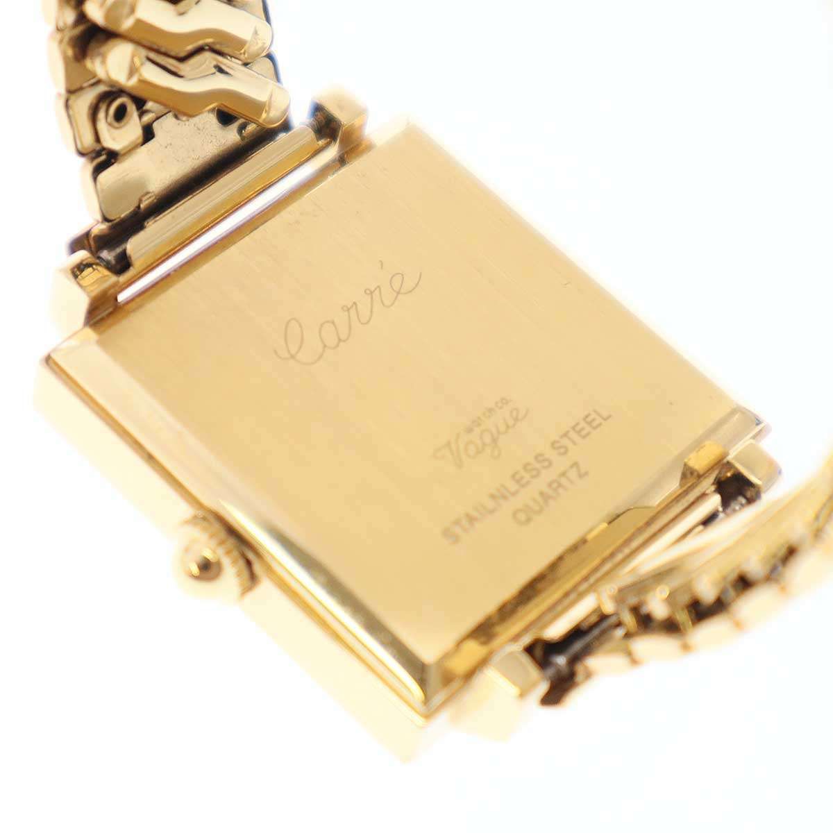 VAGUE WATCH CO. Carré Pièce腕時計 ゴールド×ブラック 別注】VAGUE