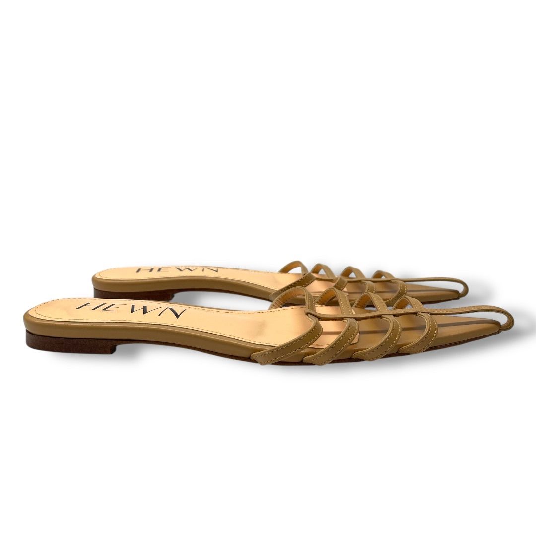 HEWN ヒューン Pointed strap mules フラットサンダル38 HEWN ヒューン Pointed strap mules ポインテッドストラップ