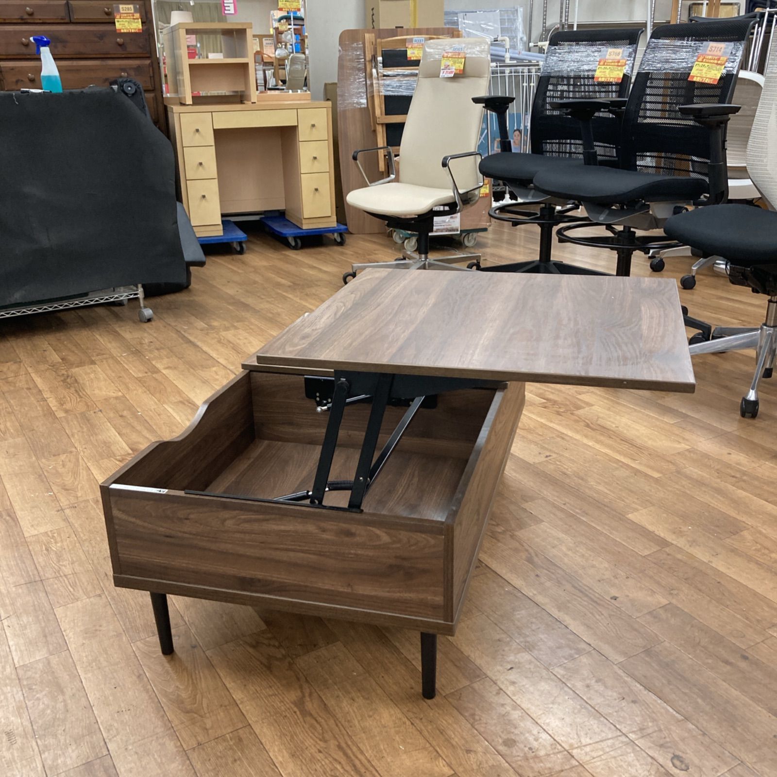 名古屋市近郊送料設置無料 S741 NITORI ニトリ 昇降式テーブル リフティ100 幅100cm MARWIL-DEMENAGEMENTS_CH