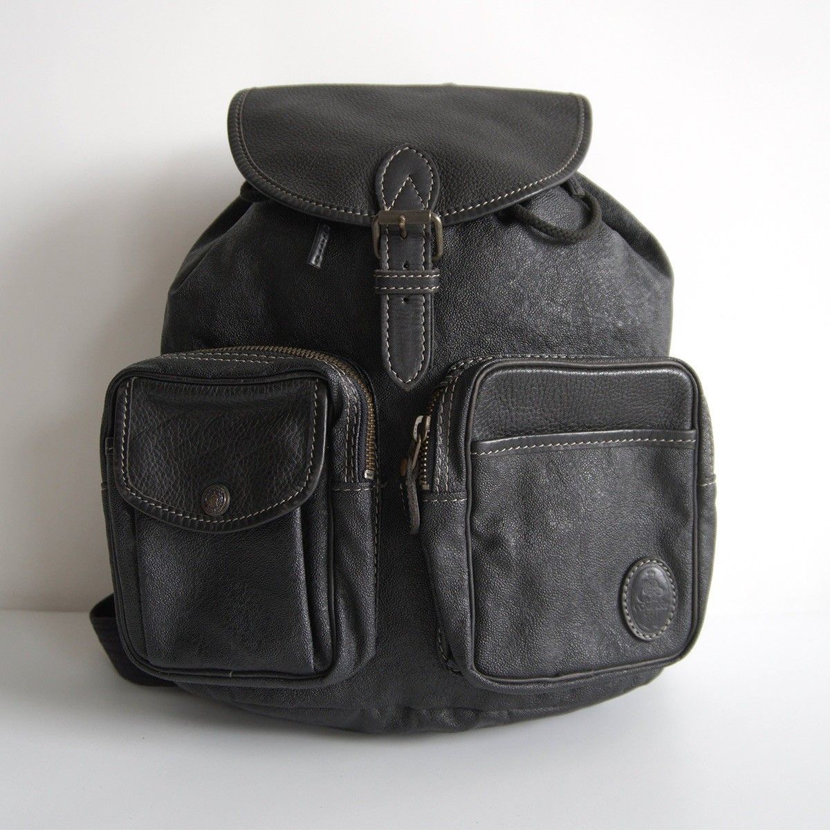 C.P. COMPANY 90s multi pocket back pack レザー マルチポケット バックパック リュック シーピーカンパニー 25090846
