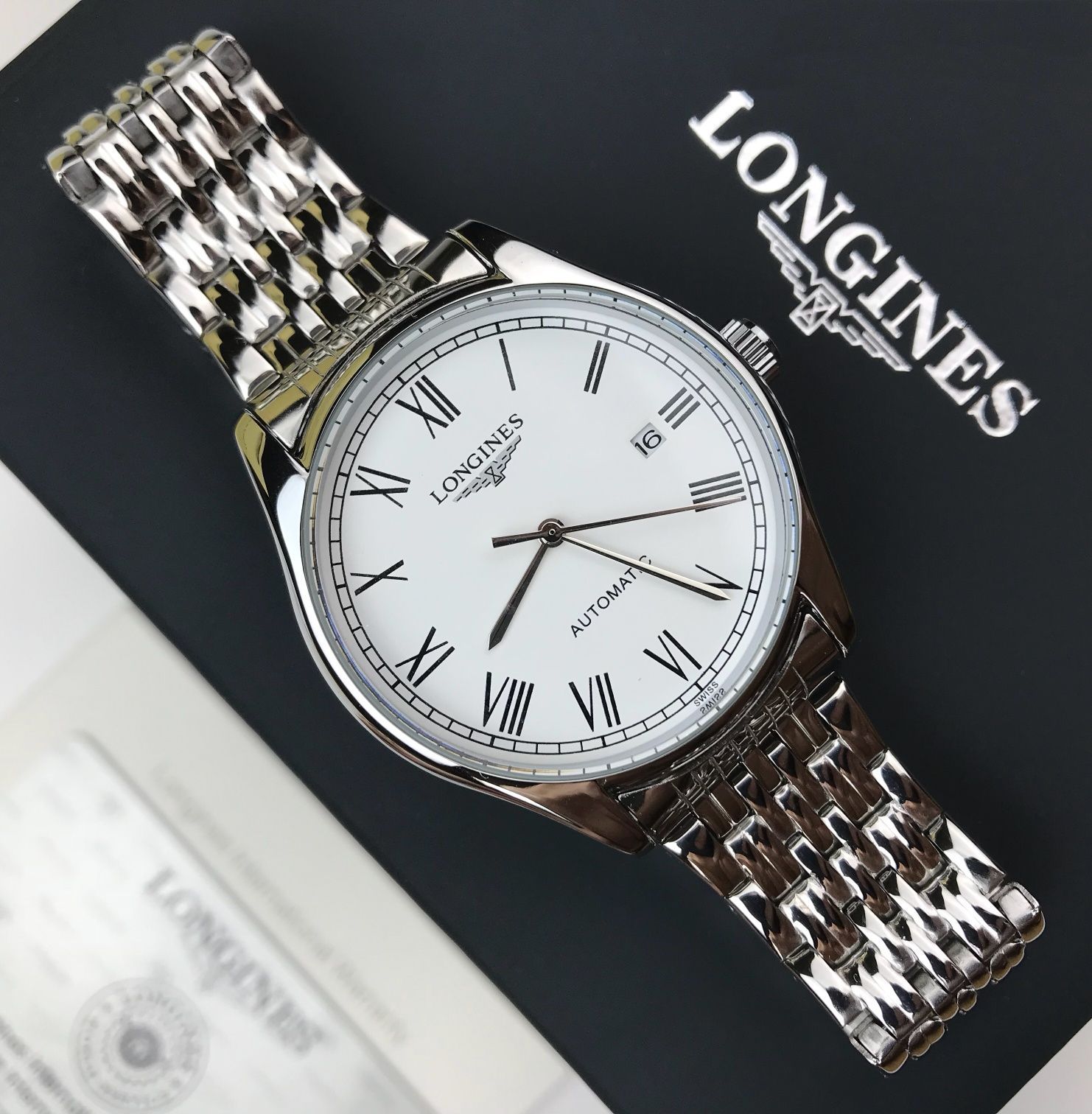 longines  ローマ面鋼帯   機械式腕時計    男性用の腕時計です