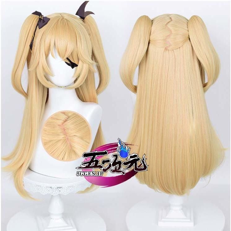 【即購入◎】原神 イネファ 風 セット済み コスプレウィッグ 五次元 原神 コスプレ イネファ ウィッグ