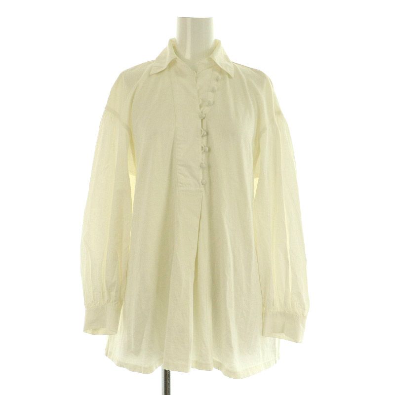 Ameri VINTAGE - AMERI◆PUFF SLEEVE COMBINATION TOP ホワイト アメリヴィンテージ Ameri VINTAGE PUFF SLEEVE COMBINATION TOP