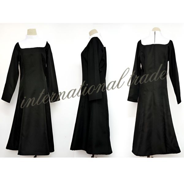 コスプレ シスター 衣装 修道女 ハロウィン ロングワンピ 3629-3632 SB  