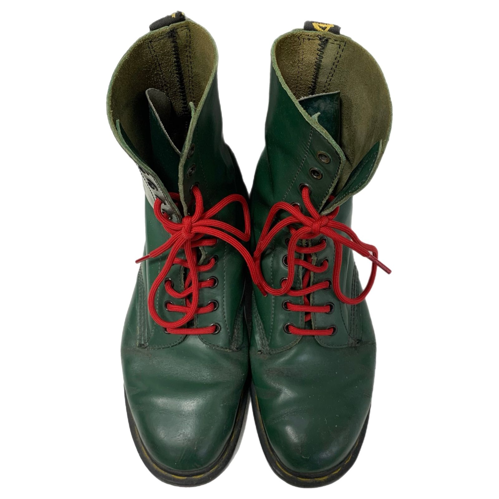 ドクターマーチン Dr.Martens イングランド製 1490 10ホール メンズ靴 ブーツ その他 グリーン UK9サイズ 201-shoes1464