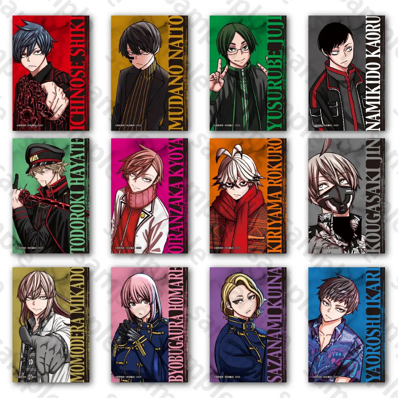 朽森紫苑　桃源暗鬼 缶バッジ コミケ C106 秋田書店　10点 朽森紫苑 缶バッジ 桃源暗鬼 コミケ 秋田書店 C106 桃源暗鬼