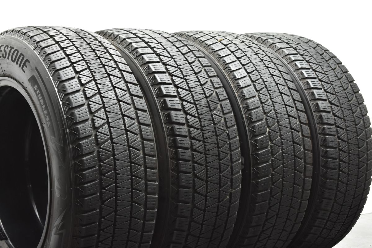 【美品】DELTA FORCE OVAL 17in 8J +35 PCD114.3 ブリヂストン ブリザック DM-V3 225/65R17 RAV4 ハリアー デリカD:5 CX-5 交換用 即納可