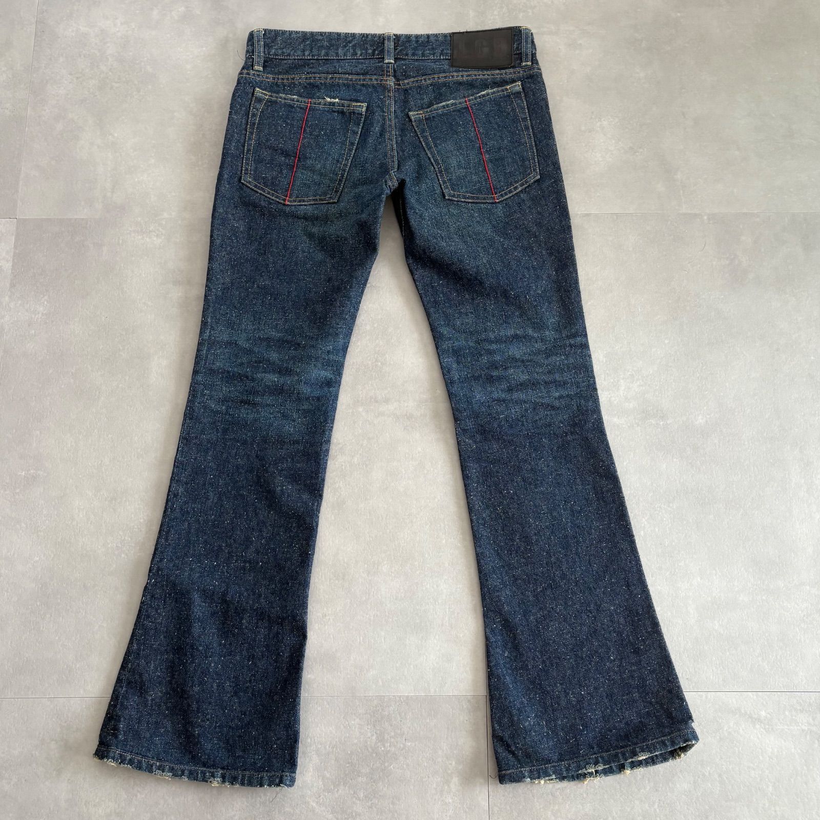 LGB WOLF ルグランブルー ウルフ フ デニムパンツ ブーツカット Y2K ジーンズ レディース サイズ26 M位