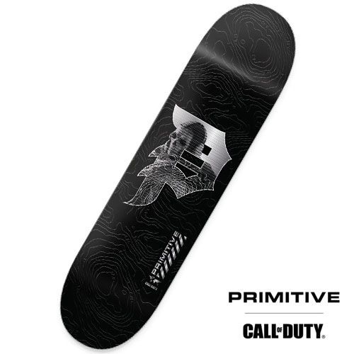 PRIMITIVE × CALL OF DUTY Mapping Dirty P Team Deck Black スケート ...