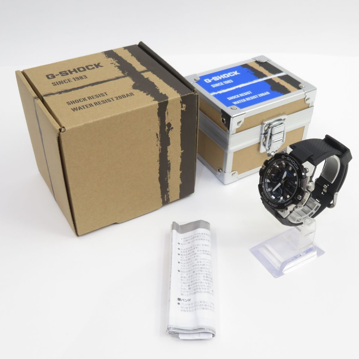 CASIO カシオ G-SHOCK GST-B400FP-1A2JR G-STEEL Gスチール ファイヤーパッケージシリーズ タフソーラー 腕時計 ※中古