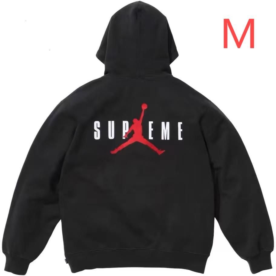 Supreme Jordan パーカー M 黒 - メルカリ