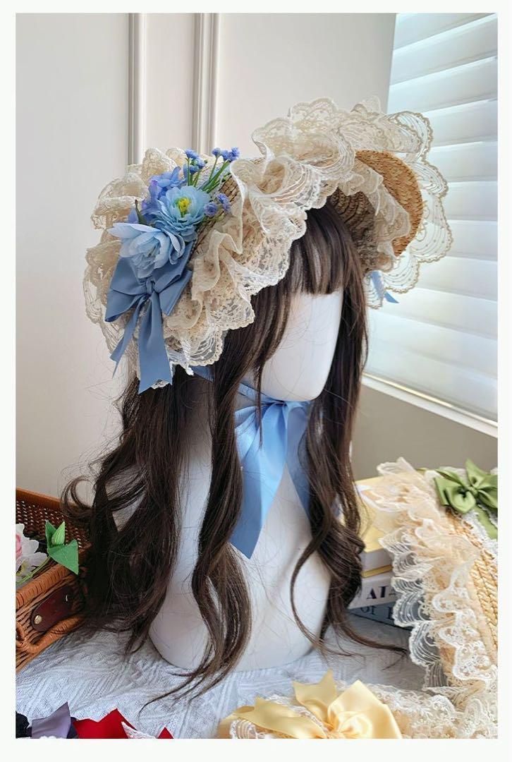 手紙と詩☆朝花夕拾】田園プリント刺繍四段振りjskロリータ