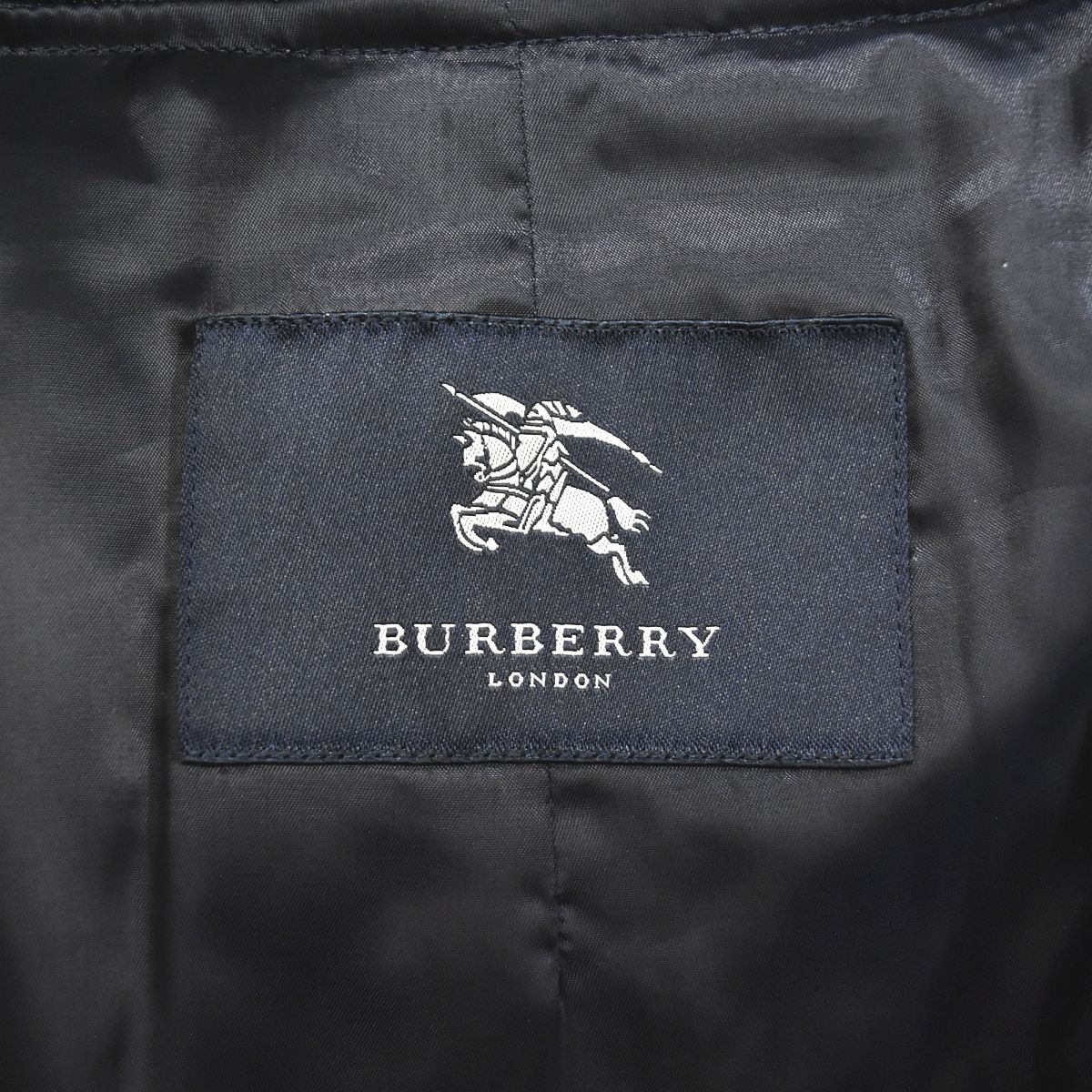 日本製 バーバリー ロンドン Burberry LONDON フード付き ステン