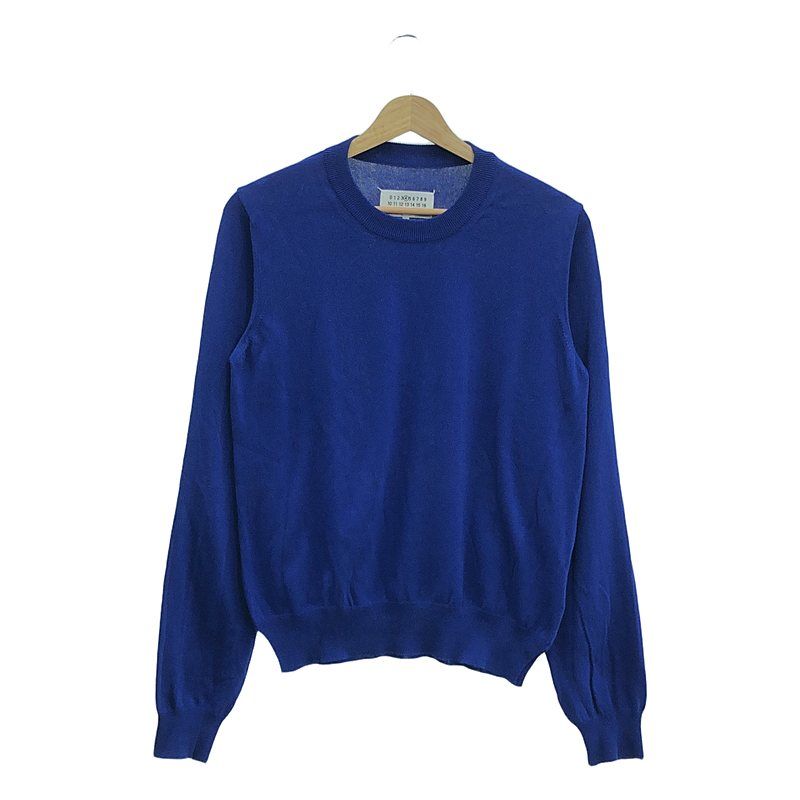 Maison Margiela | メゾンマルジェラ | elbow patch long sleeves knit sweater ニット | L | ブルー | レディース