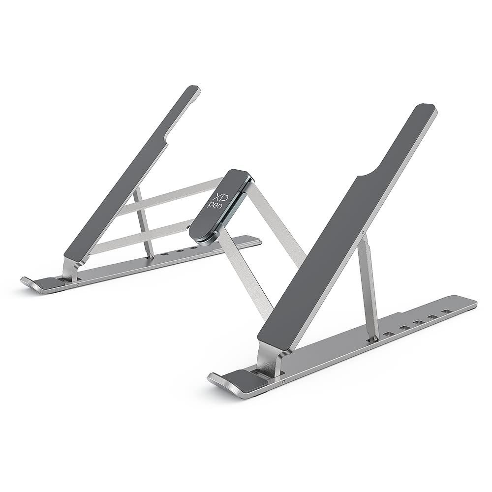 XPPen スタンド 折り畳み式 液タブ ペンタブ ノートパソコン用 12-16インチ対応 角度調節 滑り止め 持ち運び便利 収納袋付き 放熱 姿勢改善 ACS05