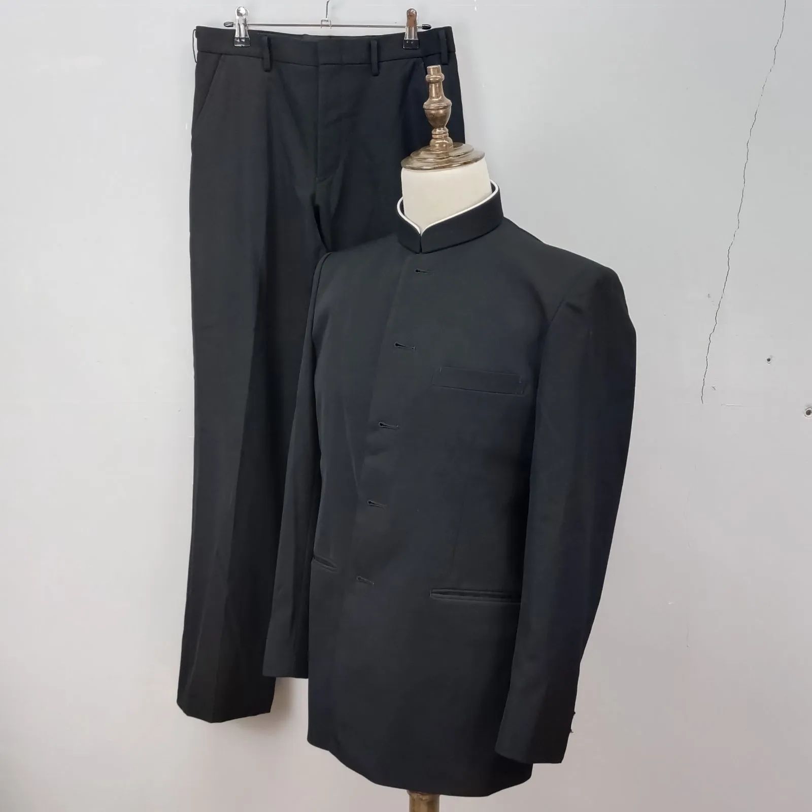 MIZUNO 180A サイズ 学生服 パンツ2本 BREATH THERMO ブレスサーモ 保温 THERMAL PLUS 学ラン 制服 ブラック 日本製 ミズノ