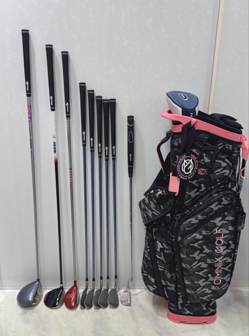 レディース新品！高級ホンマBERES NX フルセット9本新品バッグ付きL