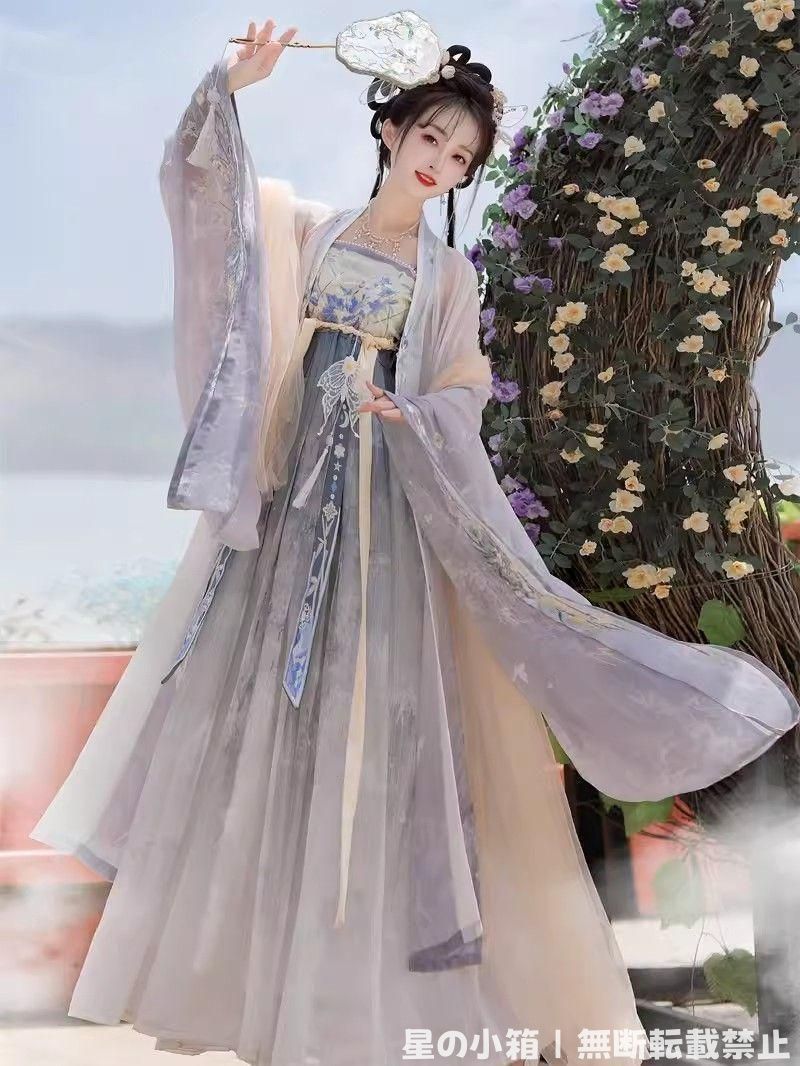 豪華刺繍 漢服 かんふく 古風衣装 レトロ風 中華ロリータ コスプレ ワンピース 唐装 仙女服 中華風 美しい刺繍 撮影会 舞台演出 推し活 ハロウィン 仮装 HF-282