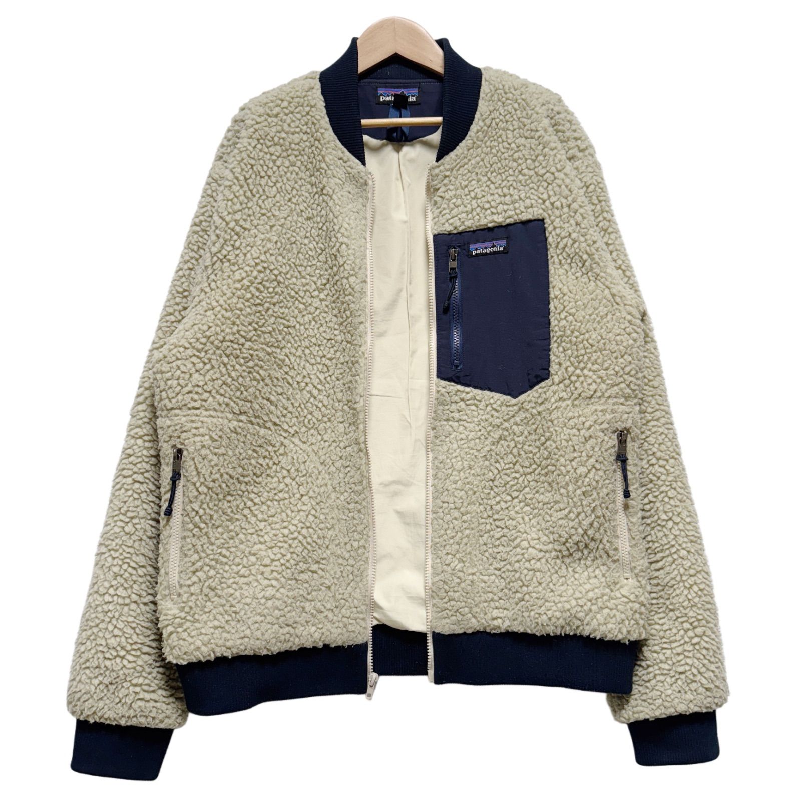 patagonia フリースジャケット クリーム色 patagonia 新品 パタゴニア Patagonia W's Classic Retro-X