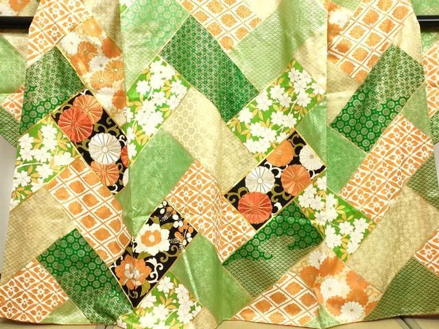平和屋着物○豪華振袖 駒刺繍 吉祥花唐草文 金彩 正絹 逸品 DAAV8797tw  