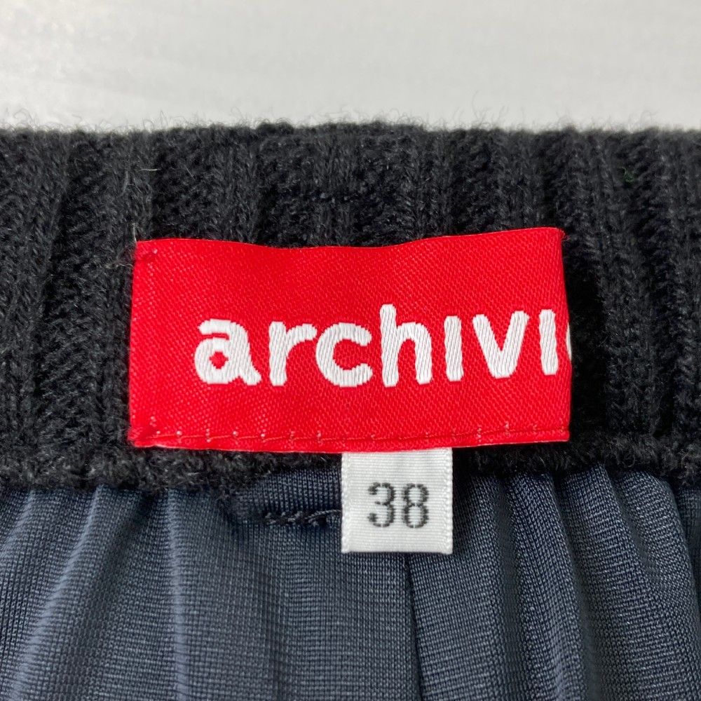 サイズ：38 ARCHIVIO アルチビオ  ニットショートパンツ  ブラック系 [240101429782] ゴルフウェア レディース ストスト サイズ：38 ARCHIVIO アルチビオ ニットショートパンツ ブラック