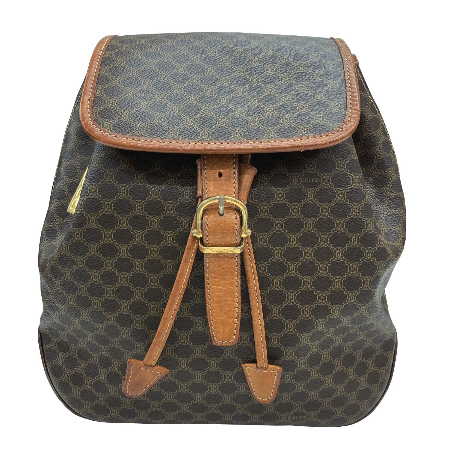 CELINE｜セリーヌ マカダム柄　リュックサック　ヴィンテージ ブラウン 楽天市場】【バッグ】CELINE セリーヌ マカダム柄 バックパック