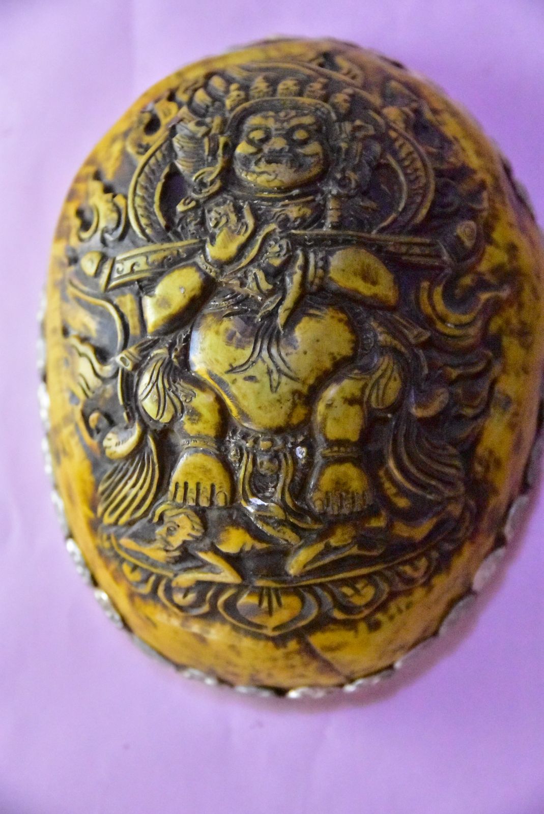 呪物 チベタンスカル タートルスカル チベット チベット密教 法具