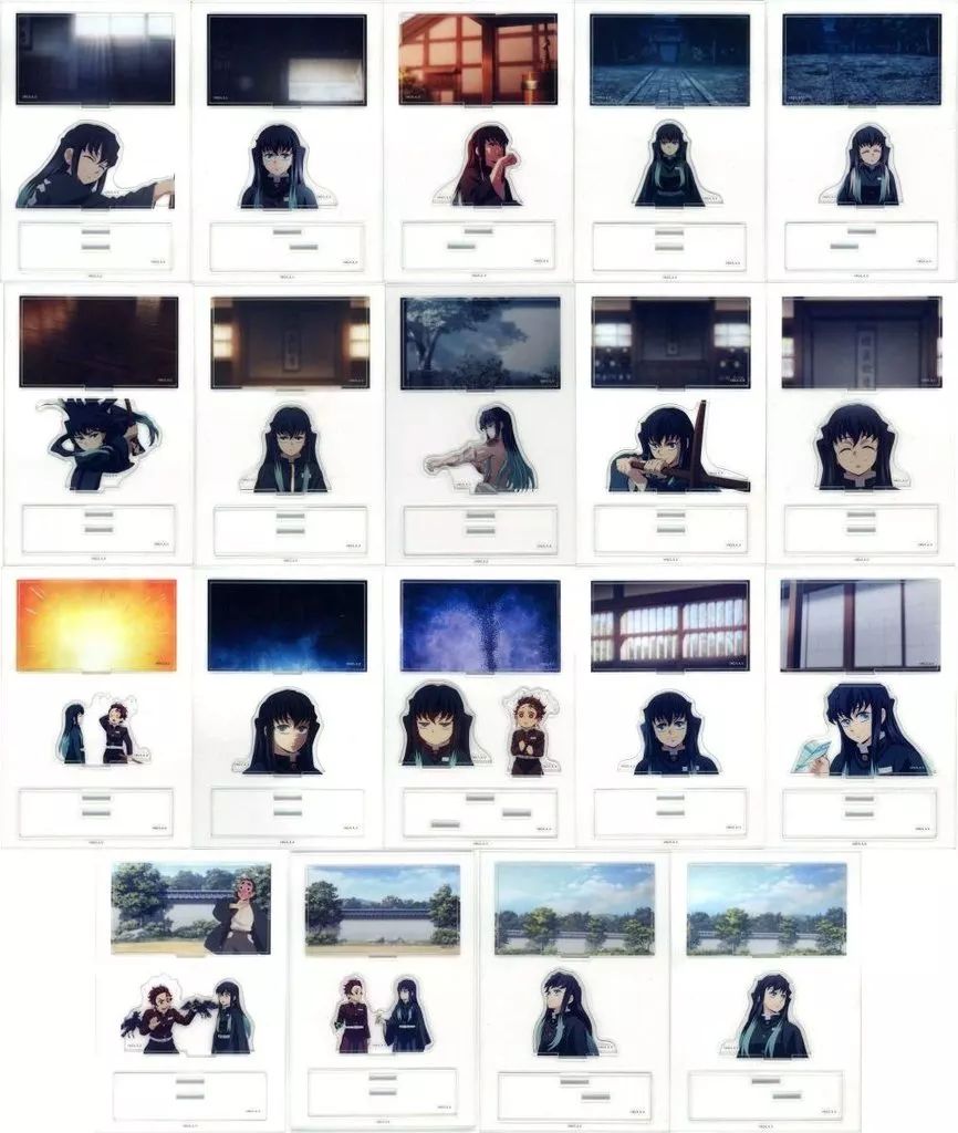 アクリルスタンド アクリルパネル 全19種セット 鬼滅の刃 柱稽古編×ufotable Cafe×マチ アソビCAFE リアルタイムカフェ ランダムみにジオラマアクリルスタンド -時透無一郎-