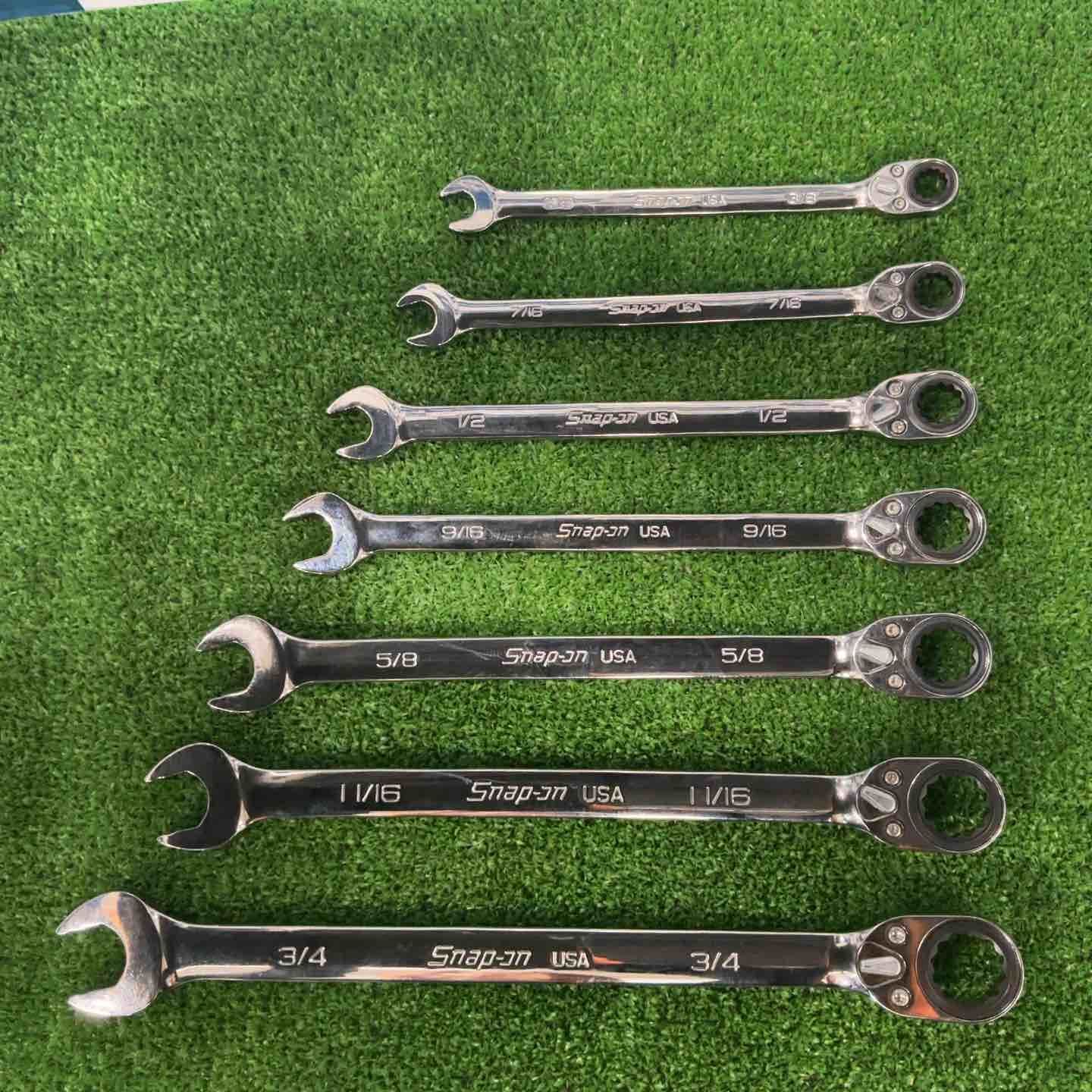 スナップオン Snap-on 切り替え式ラチェットコンビネーションレンチ 7本セット SOXRR12A|14A|16A|18A|20A|22A|24A 草加店