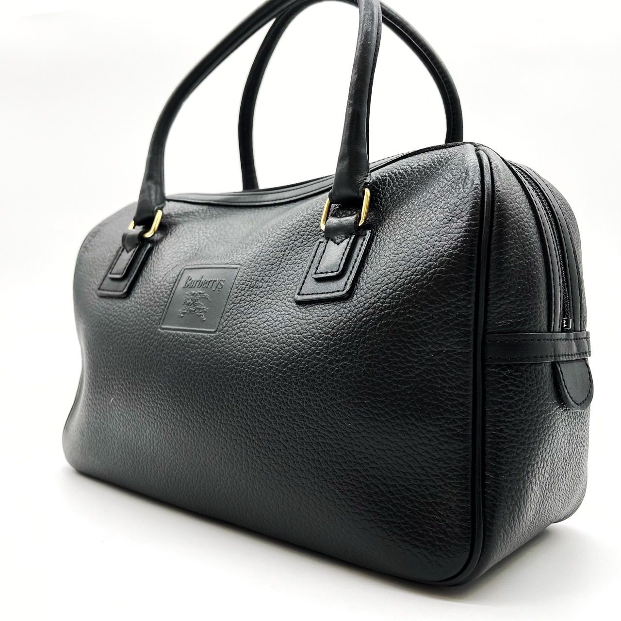 【美品】 バーバリー ボストン ハンドバッグ ノバチェック ホースロゴ 黒 楽天市場】【バッグ】BURBERRY バーバリー ノバチェック