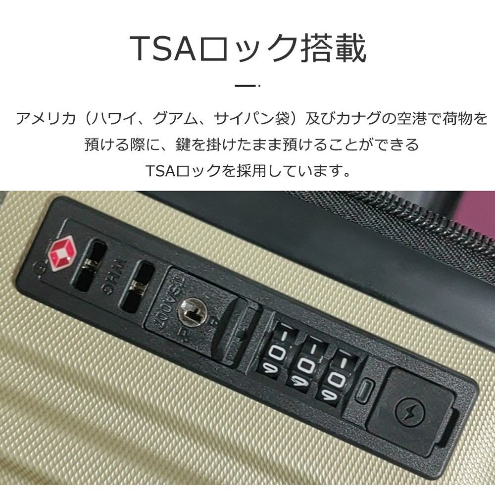 Sサイズスーツケース｜2-3日用｜TSAロック｜コンパクト設計｜PP316708OAA