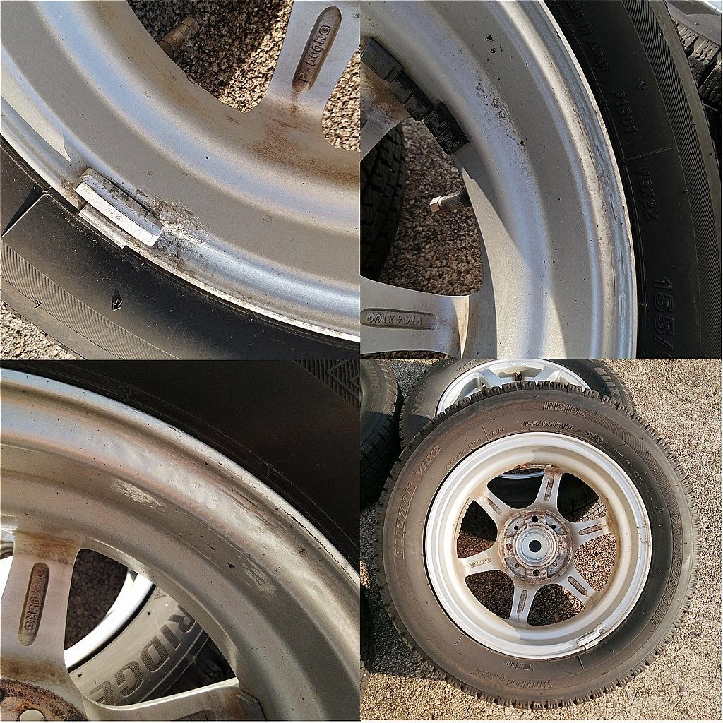 13インチ スタッドレスタイヤ付