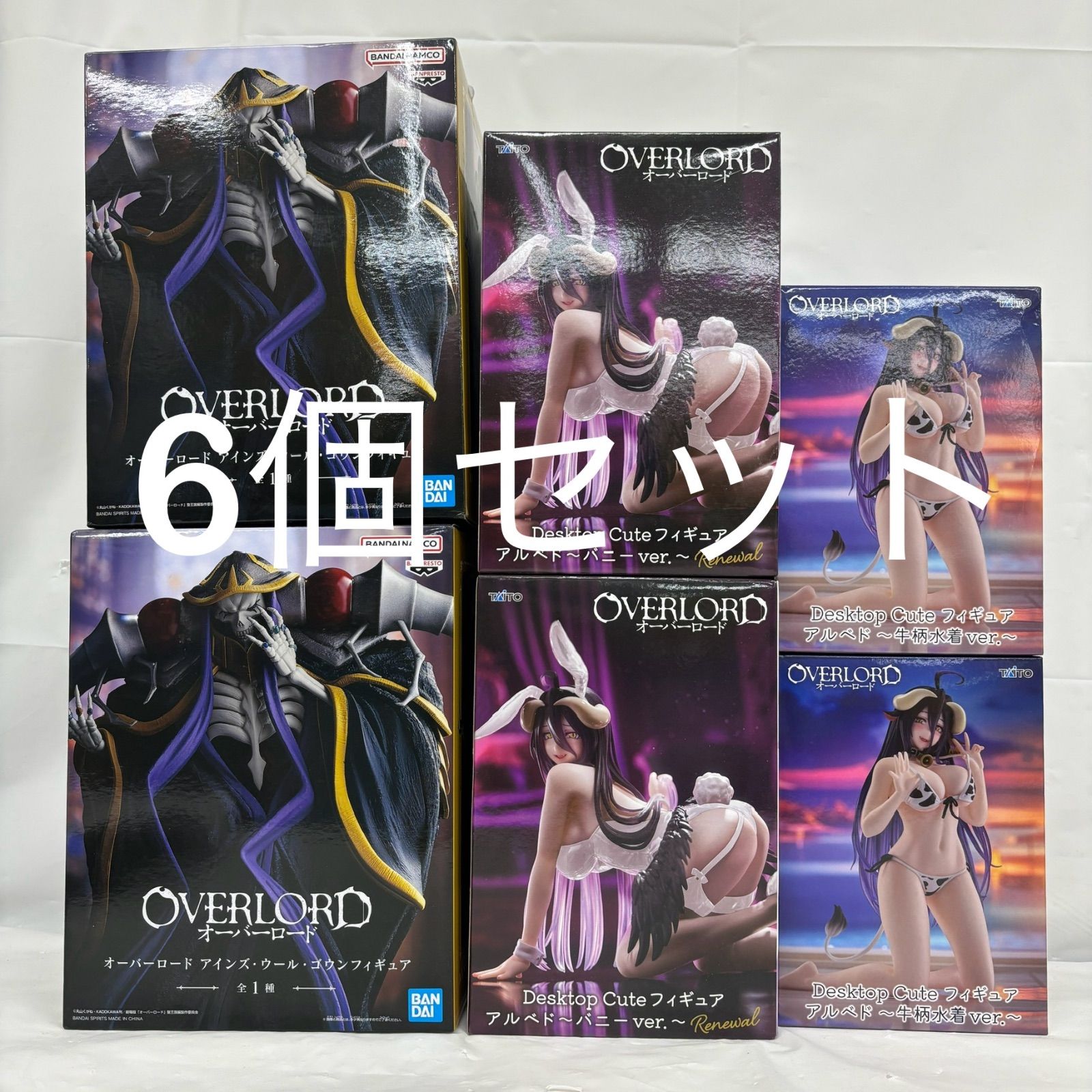 未開封 オーバーロード OVERLOAD フィギュア 6個セット LF9074