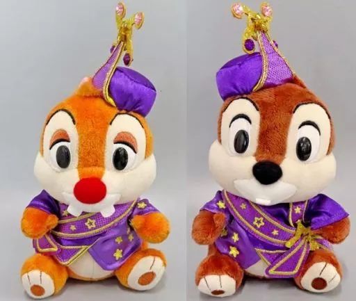中古】ぬいぐるみ チップ＆デール(40周年衣装) ぬいぐるみセット